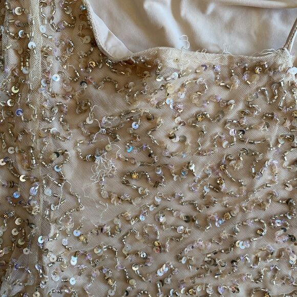 Gold Sequin Women's Top - Picture 3 of 6